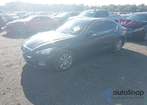 2015 Infiniti Q50 Premium from USA, damaged, VIN JN1BV7AR5FM422429